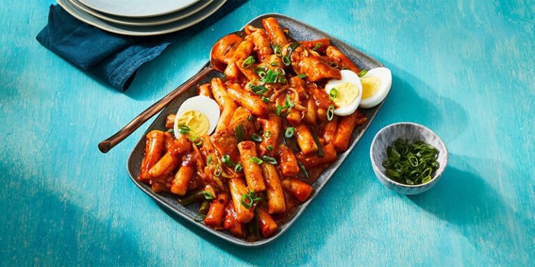 طرز تهیه دوکبوکی کره ای آسان فقط در 15 دقیقه