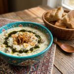 طرز تهیه آش دوغ اصیل اردبیل و سرعین، مرحله به مرحله با گوشت قلقلی